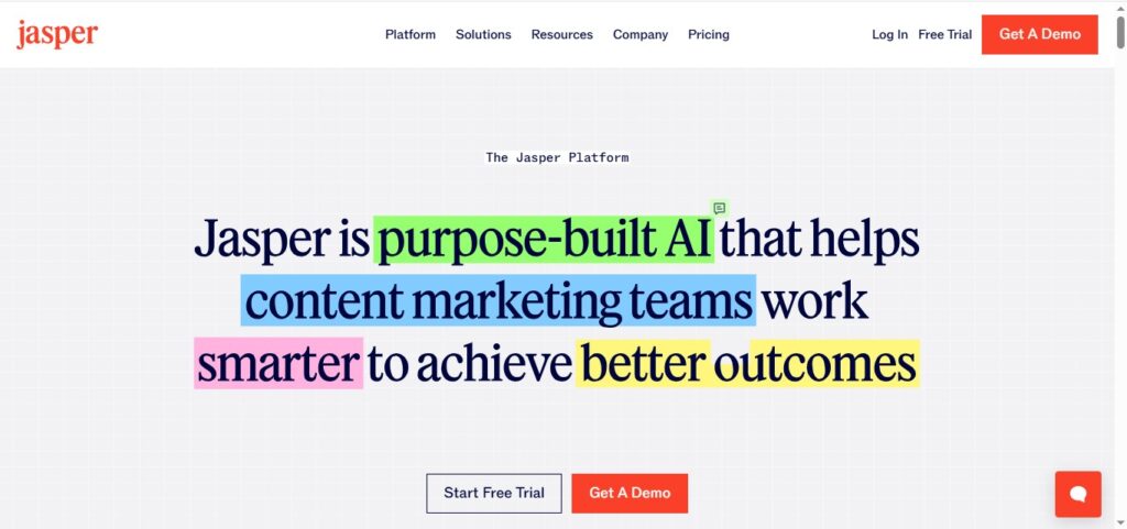 Best AI Chatbot - Jasper AI