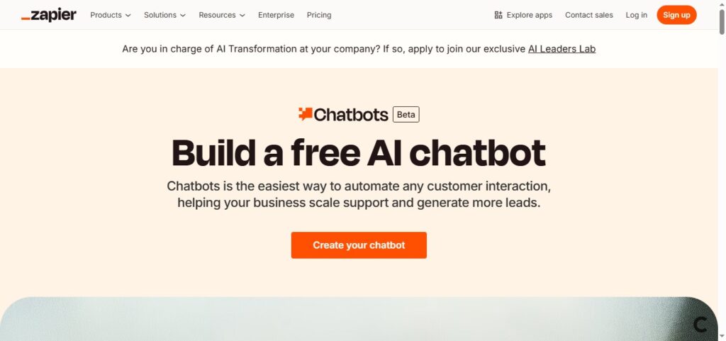 Best AI Chatbot - Zapier